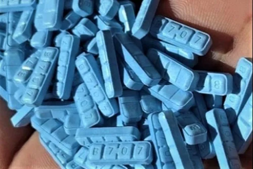 Blue Xanax Bar