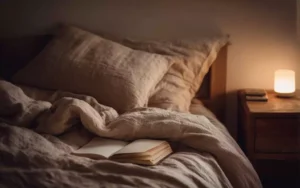 Comfortable, calming bedroom setup promoting better sleep during recovery.