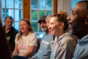 Group therapy session at Heartfelt Recovery Centers in New Hampshire