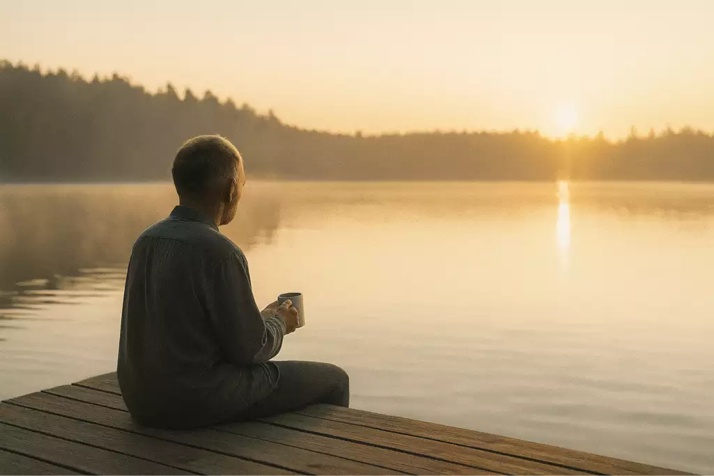 Peaceful morning symbolizing recovery after quitting alcohol in New Hampshire