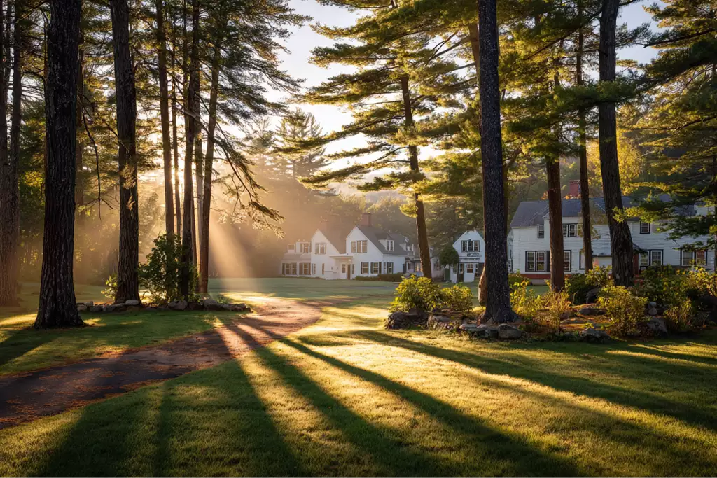 Peaceful inpatient alcohol rehab center in New Hampshire