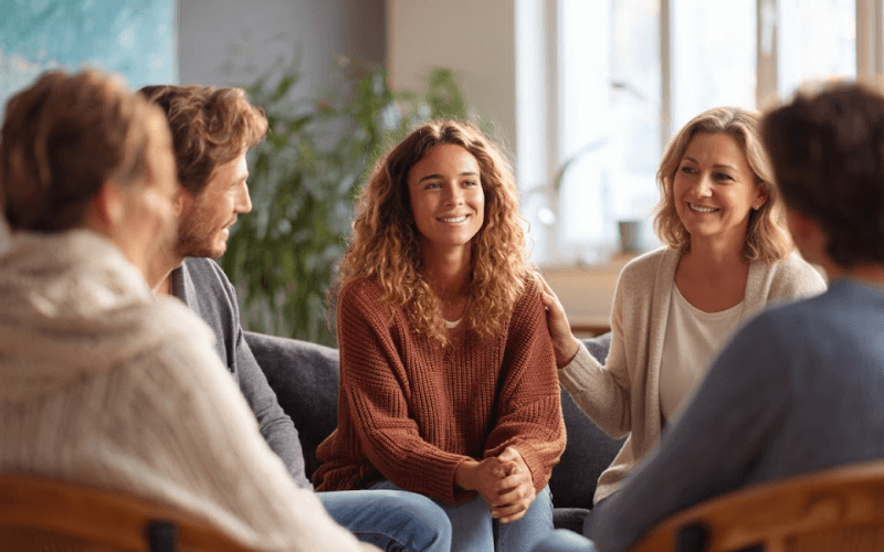 Family therapy support during partial hospitalization treatment.