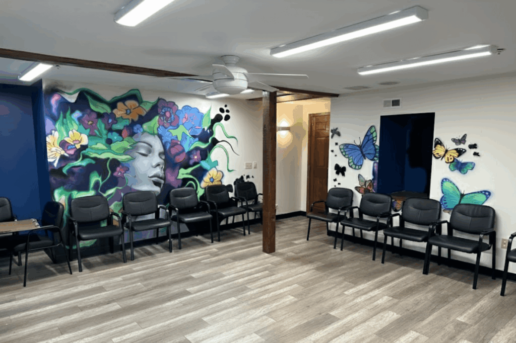 Welcoming reception area at an intensive outpatient program in New Hampshire