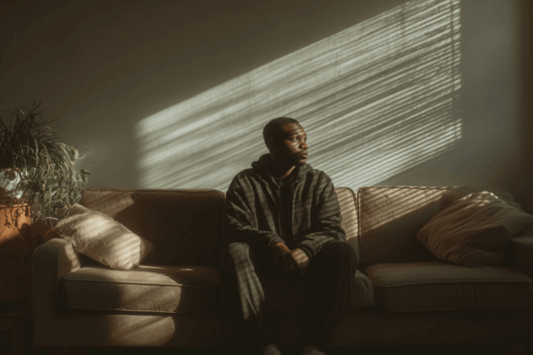 Person preparing to have an honest conversation about relapse and recovery