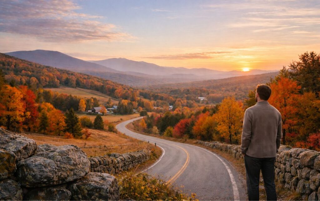 Scenic New Hampshire landscape representing hope and recovery from addiction