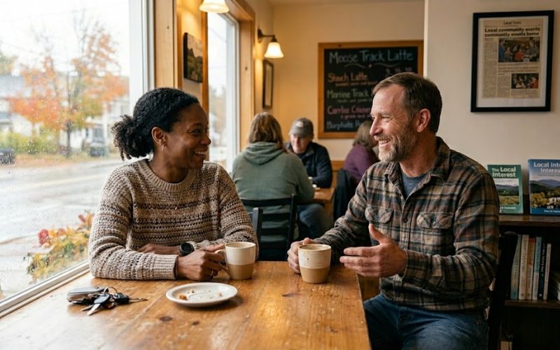 Person maintaining long-term recovery through community connections and ongoing support systems NH
