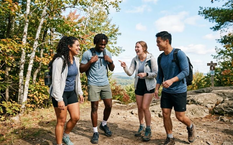 Young adults building healthy social connections in recovery without substances Hudson New Hampshire