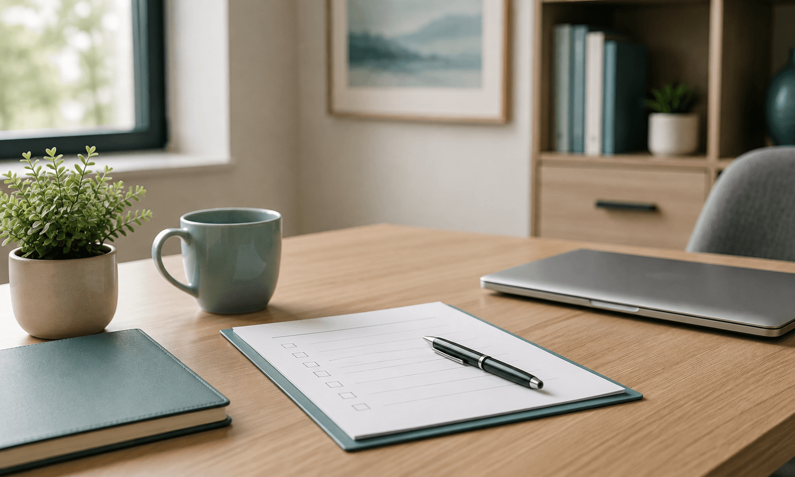 Checklist document representing a workplace EAP referral process for employee addiction treatment